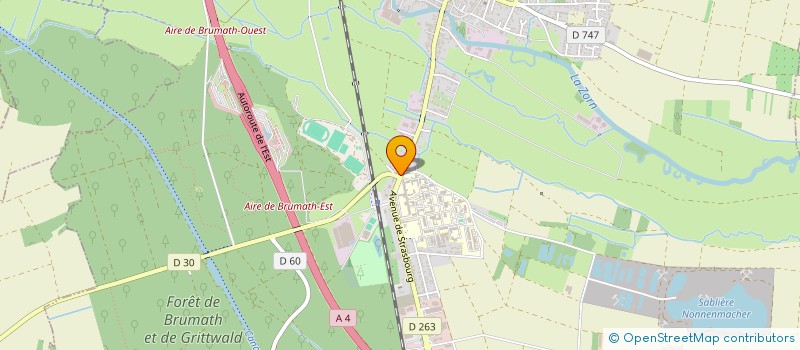 localisation de l'entreprise LAHOUZENAC  BRUMATH