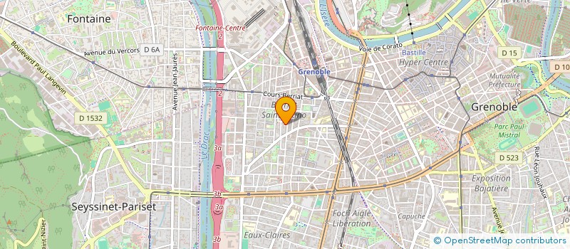 localisation de l'entreprise LAHRECHE INVEST  GRENOBLE