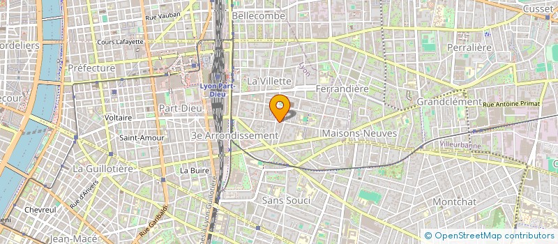 localisation de l'entreprise LAHSO à LYON