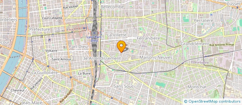 localisation de l'entreprise LAHSO SOLIDAIRE IMMOBILIER  LYON