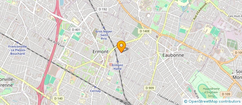 localisation de l'entreprise LAHSSINI à ERMONT