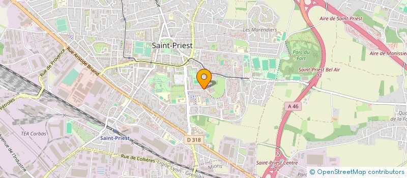 localisation de l'entreprise LAHYAL TRANSPORT  SAINT-PRIEST