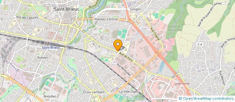 localisation de l'entreprise LAHZIL à SAINT-BRIEUC