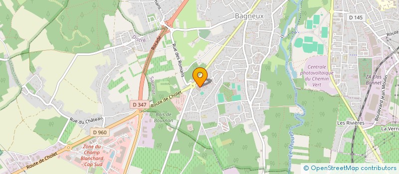 localisation de l'entreprise LAI à SAUMUR