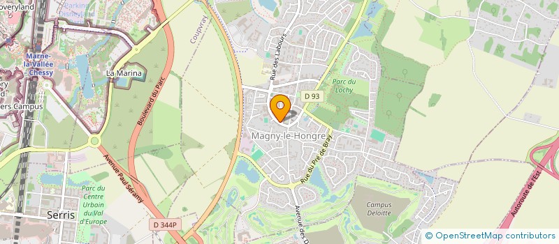 localisation de l'entreprise LAI  MAGNY-LE-HONGRE