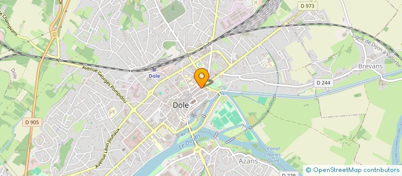 localisation de l'entreprise LAI MOZON à DOLE