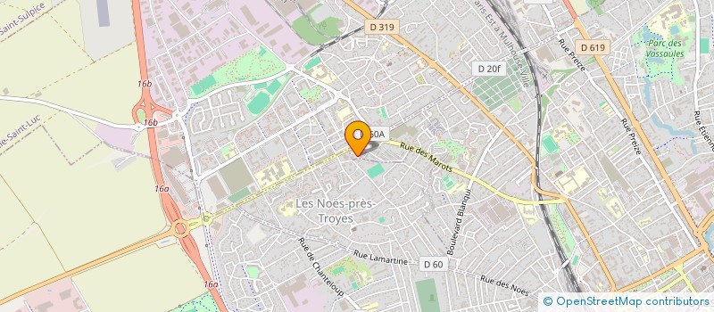 localisation de l'entreprise LAIACHI à TROYES