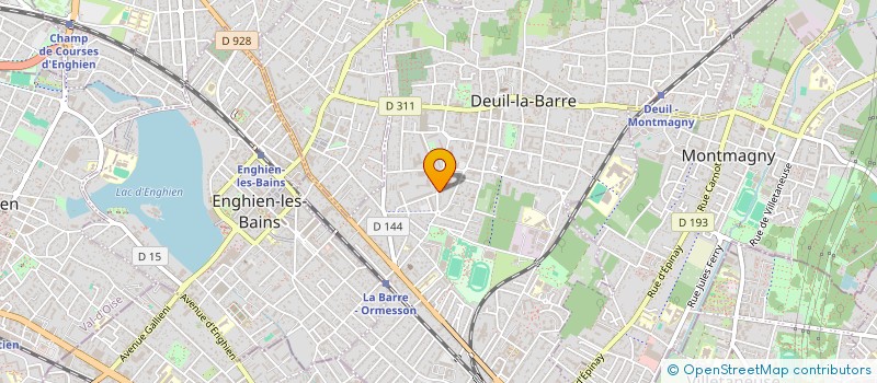 localisation de l'entreprise LAIC  DISTRIBUTION  DEUIL-LA-BARRE