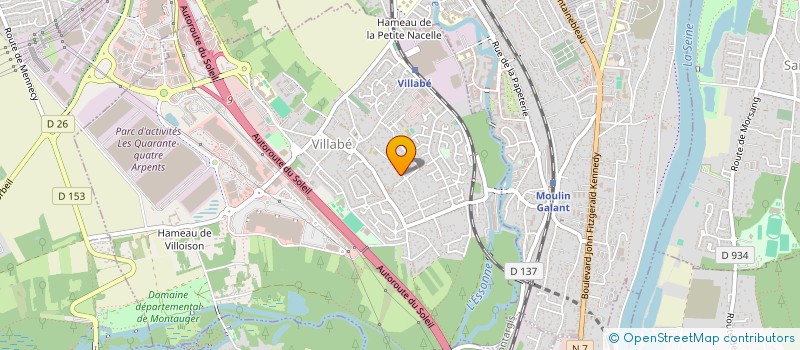 localisation de l'entreprise LAICHE  VILLABE