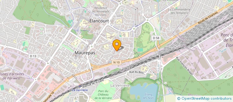 localisation de l'entreprise LAICITE AVENIR SYNDICALISME 78 à ELANCOURT