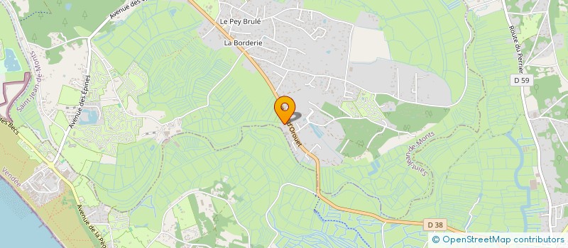 localisation de l'entreprise LAIDIN  SAINT-JEAN-DE-MONTS