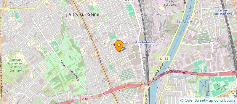 localisation de l'entreprise LAIDOU DE FANGA (SOLIDARITE POUR FANGA) à VITRY-SUR-SEINE