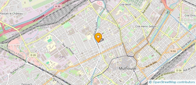 localisation de l'entreprise LAIEB & CO  MULHOUSE