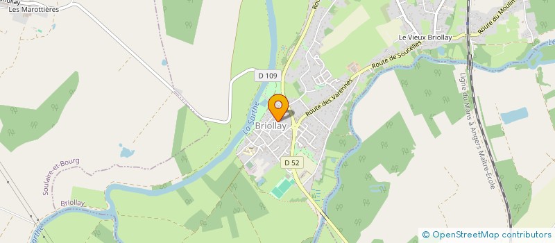 localisation de l'entreprise LAIEL INVEST  BRIOLLAY