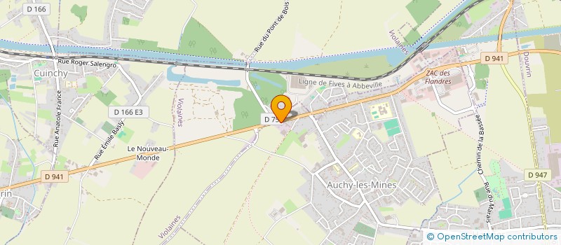 localisation de l'entreprise LAIGNEL à HAISNES