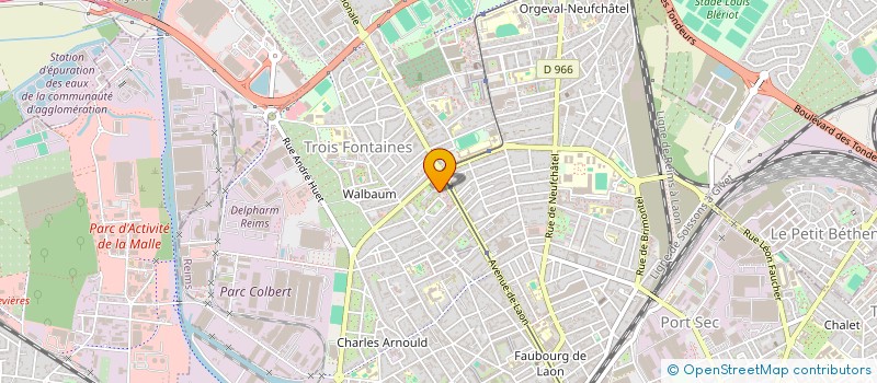 localisation de l'entreprise LAIK LAVILLONNIERE HEIDSIECK à REIMS