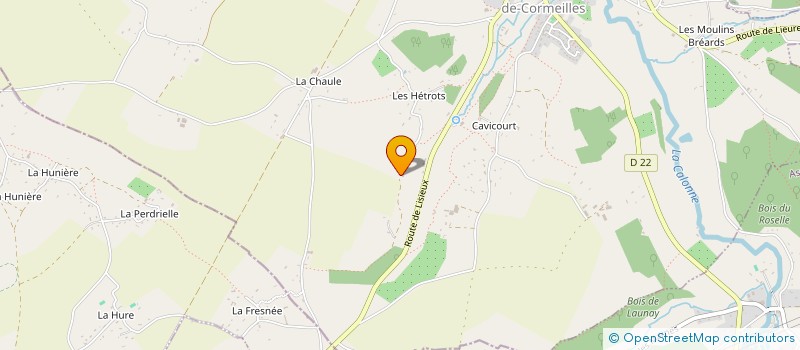 localisation de l'entreprise LAIKA  SAINT-PIERRE-DE-CORMEILLES