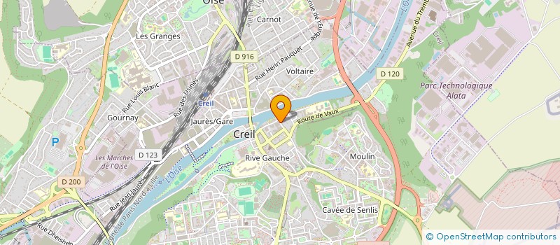 localisation de l'entreprise LAIKA DEPOT à MONTATAIRE