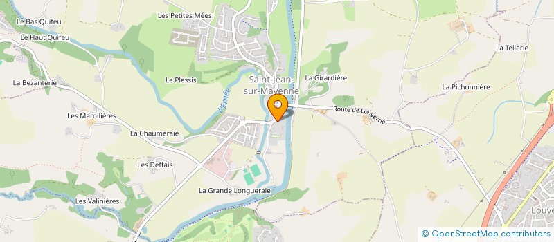 localisation de l'entreprise LAILANE  SAINT-JEAN-SUR-MAYENNE