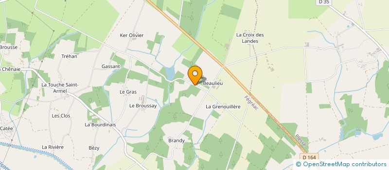 localisation de l'entreprise LAILLE  FEGREAC