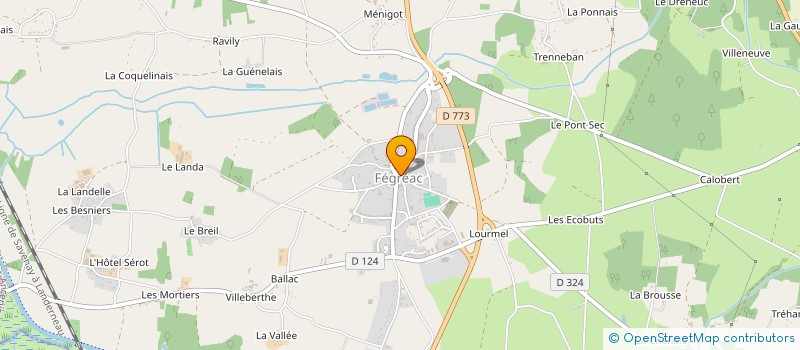 localisation de l'entreprise LAILLE HOLDING  FEGREAC