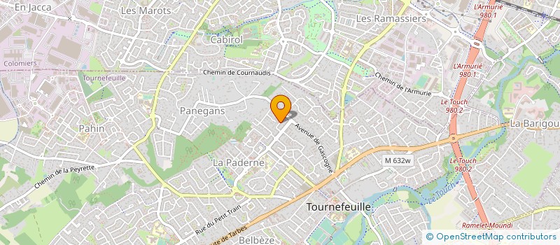 localisation de l'entreprise LAILLET AGENCEMENT  TOURNEFEUILLE