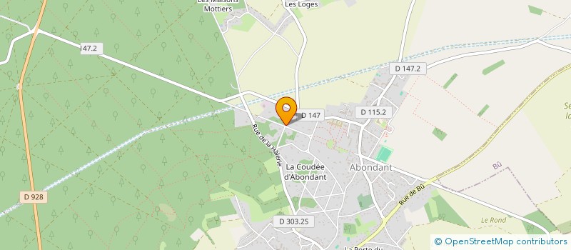 localisation de l'entreprise LAIMAF à ABONDANT