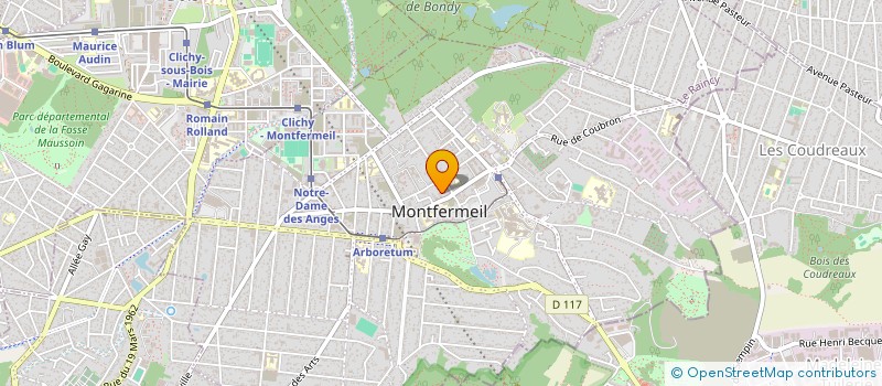 localisation de l'entreprise LAIMS à MONTFERMEIL