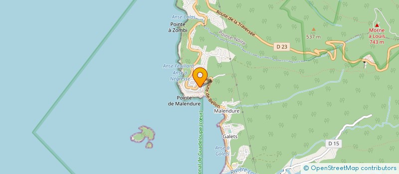 localisation de l'entreprise LAINE'ELEC à BOUILLANTE