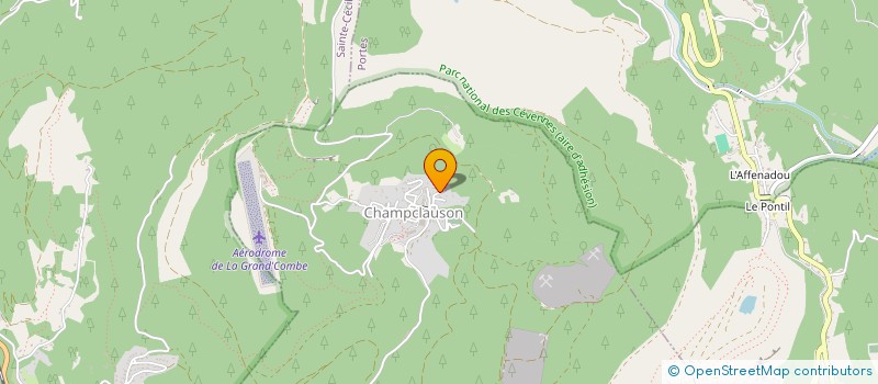 localisation de l'entreprise LAINE ET BALEGANT  LES SALLES-DU-GARDON