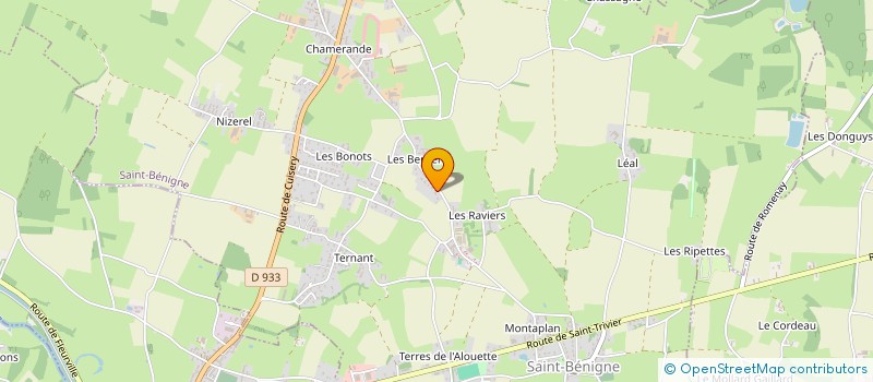 localisation de l'entreprise LAINE ET PETITES MAINS à SAINT-BENIGNE