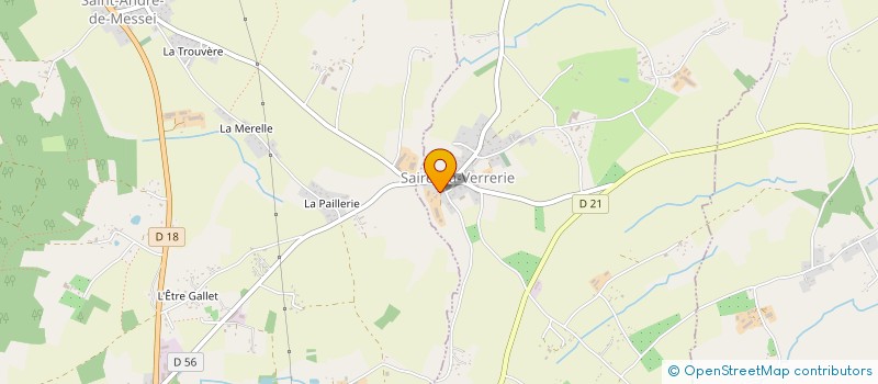 localisation de l'entreprise LAINE FABRICE à SAIRES-LA-VERRERIE