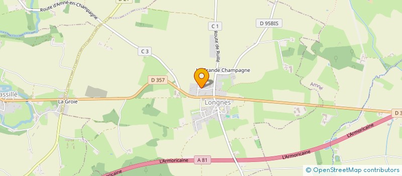 localisation de l'entreprise LAINE JHL  LONGNES