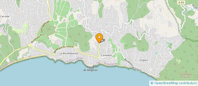 localisation de l'entreprise LAINE MARTIN ET MILLER JEANNE  LA CROIX-VALMER