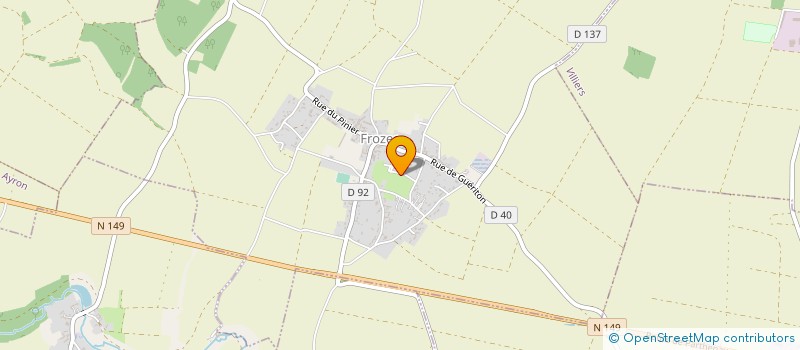 localisation de l'entreprise LAINE'RJ  FROZES