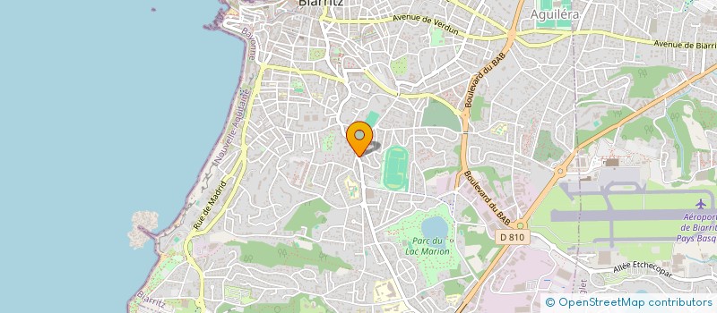 localisation de l'entreprise LAINE SOURY  BIARRITZ