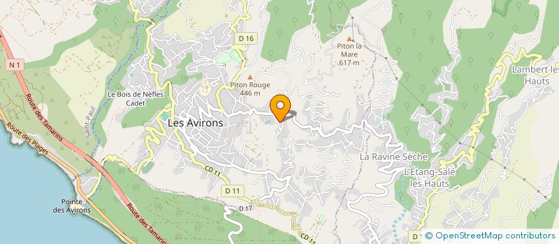 localisation de l'entreprise LAINE VATEL  LES AVIRONS