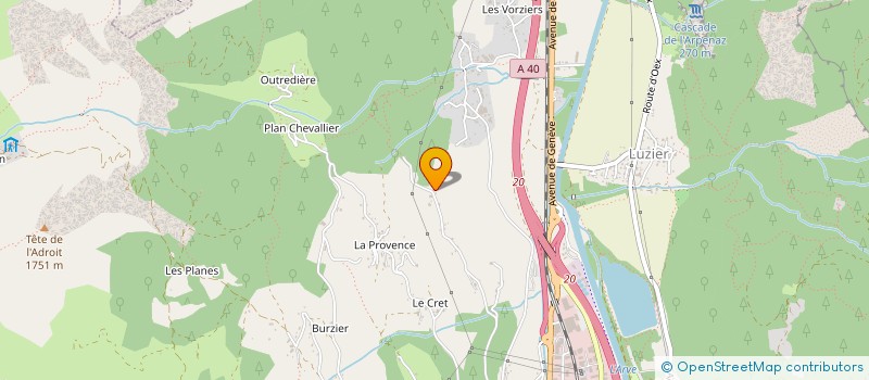 localisation de l'entreprise LAINES DU MONT-BLANC à SALLANCHES