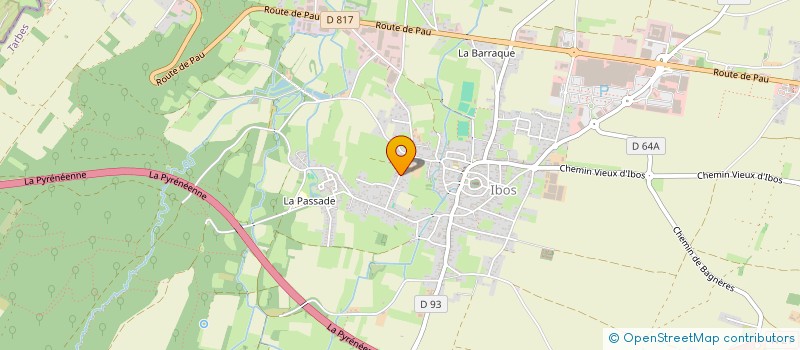 localisation de l'entreprise LAINETTE  IBOS