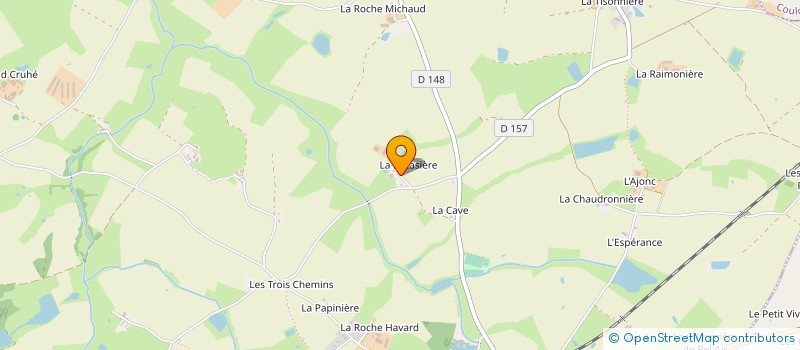 localisation de l'entreprise LAINIERE DU POITOU  BRESSUIRE