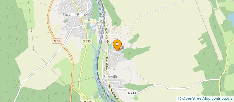 localisation de l'entreprise LAIOLO FRERES à EURVILLE-BIENVILLE