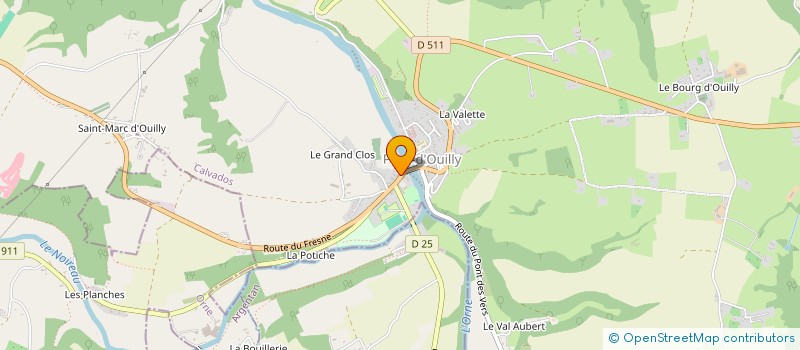localisation de l'entreprise LAIR à PONT-D'OUILLY