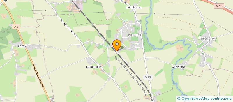 localisation de l'entreprise LAIR AUTOMOBILE  NONANT