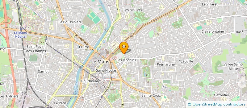 localisation de l'entreprise LAIR INVEST  LE MANS