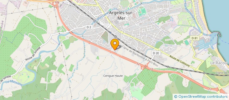 localisation de l'entreprise LAIR INVEST à ARGELES-SUR-MER