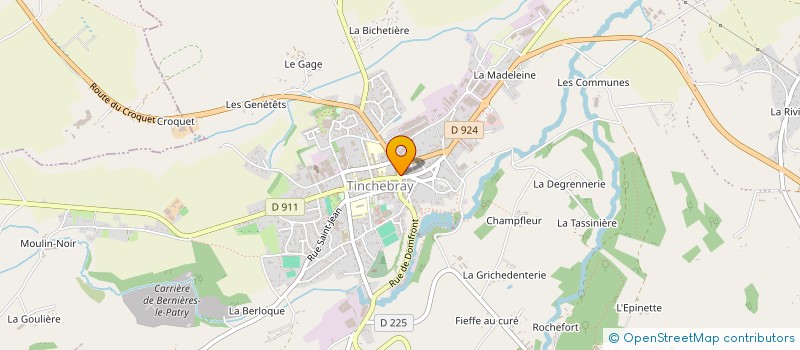 localisation de l'entreprise LAIR PRESSE à TINCHEBRAY-BOCAGE