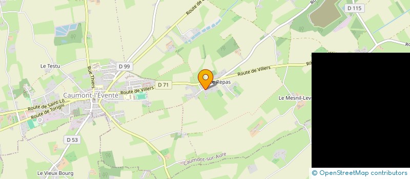 localisation de l'entreprise LAIR X.E. TRANSPORTS. à CAUMONT-SUR-AURE