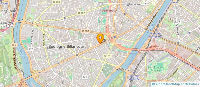 localisation de l'entreprise LAIRD à BOULOGNE-BILLANCOURT