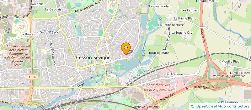 localisation de l'entreprise LAIRY J INVEST à CESSON-SEVIGNE