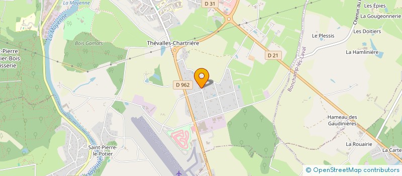 localisation de l'entreprise LAIRYSE à LAVAL